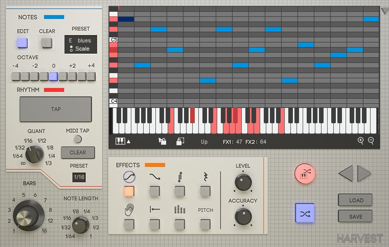Harvest - User Interface