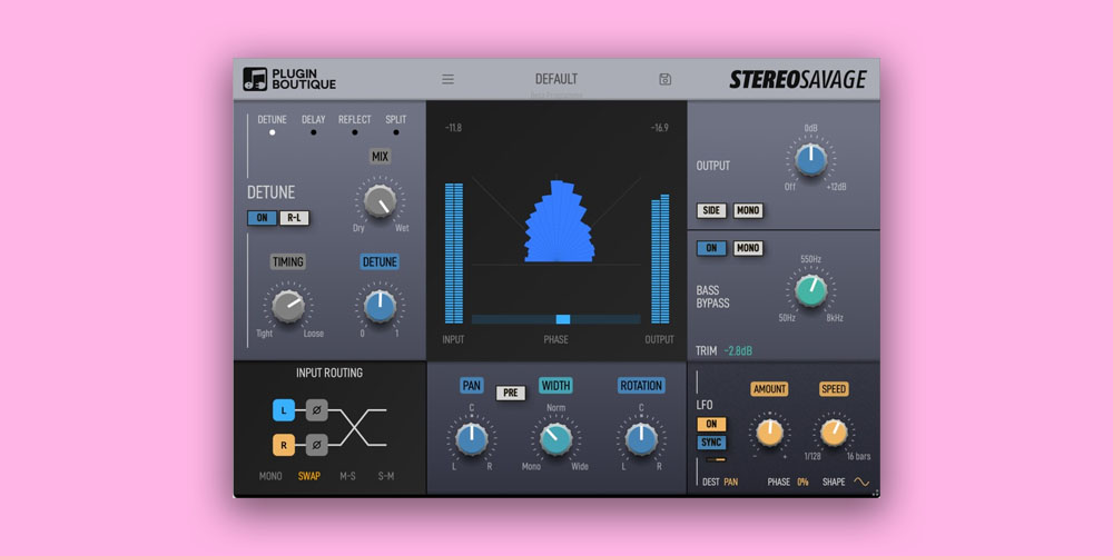 StereoSavage 2 - User Interface - Main Image