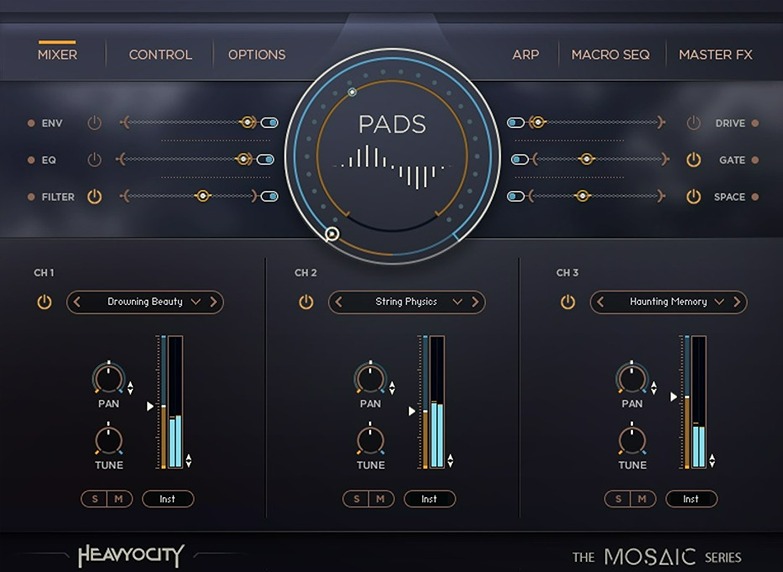 Heavyocity Mosaic Pads UI Image 3