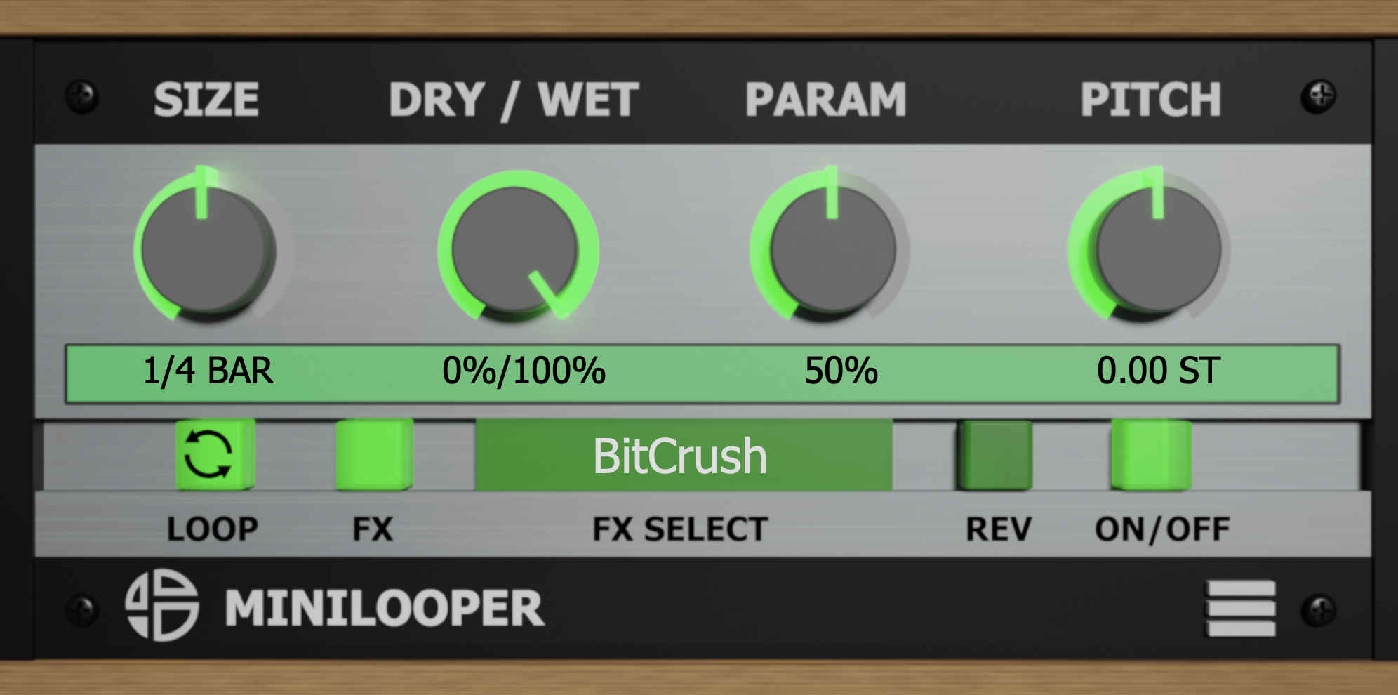 Audio Blast Mini Looper - GUI