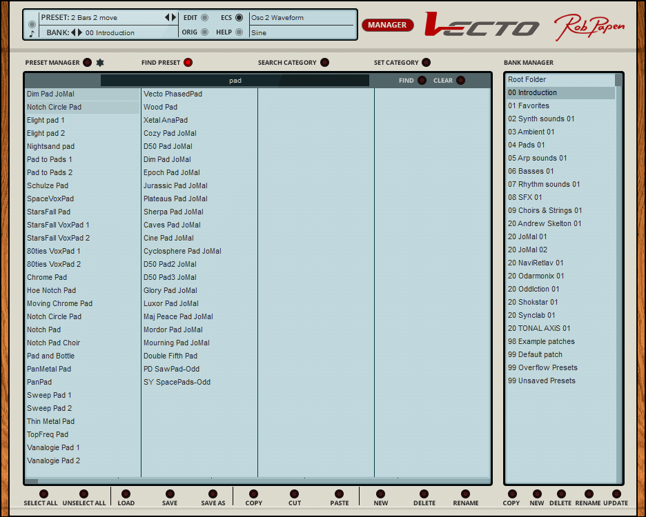 Vecto - User Interface (Bank Manager - Find)