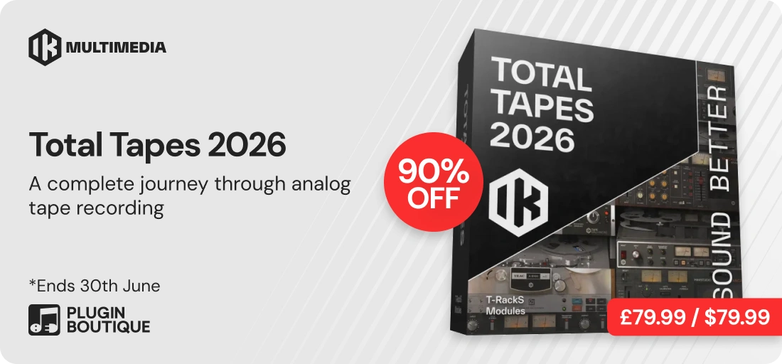 IK Multimedia T-RackS Total Tapes 2026 Collection Sale