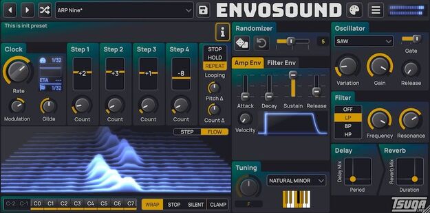 Envosound interface