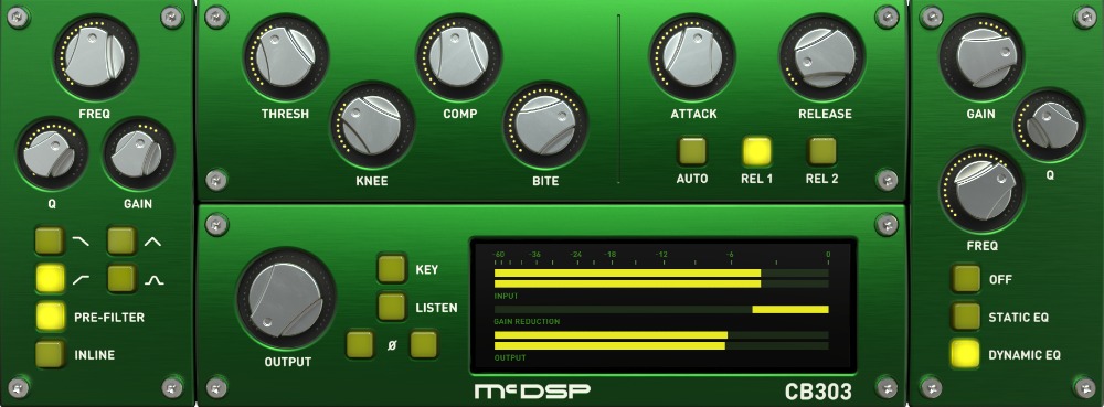 McDSP CompressorBank HD v7 - CB-303 - UI Image