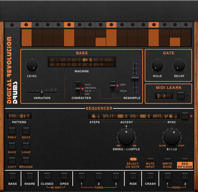Digital Revolution Main UI
