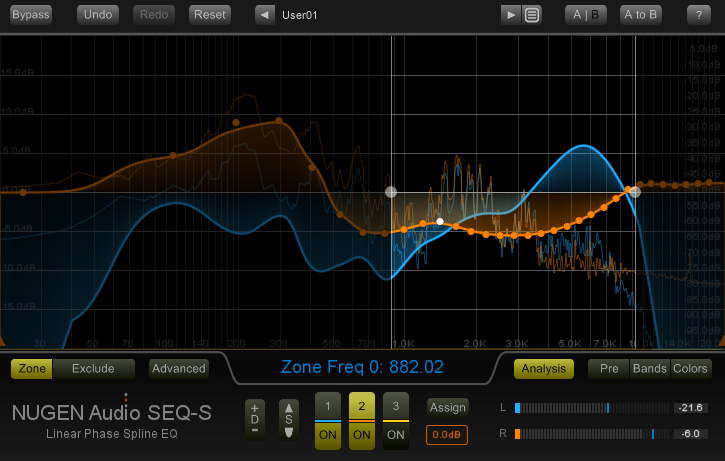 SEQ-ST Stereo User Interface