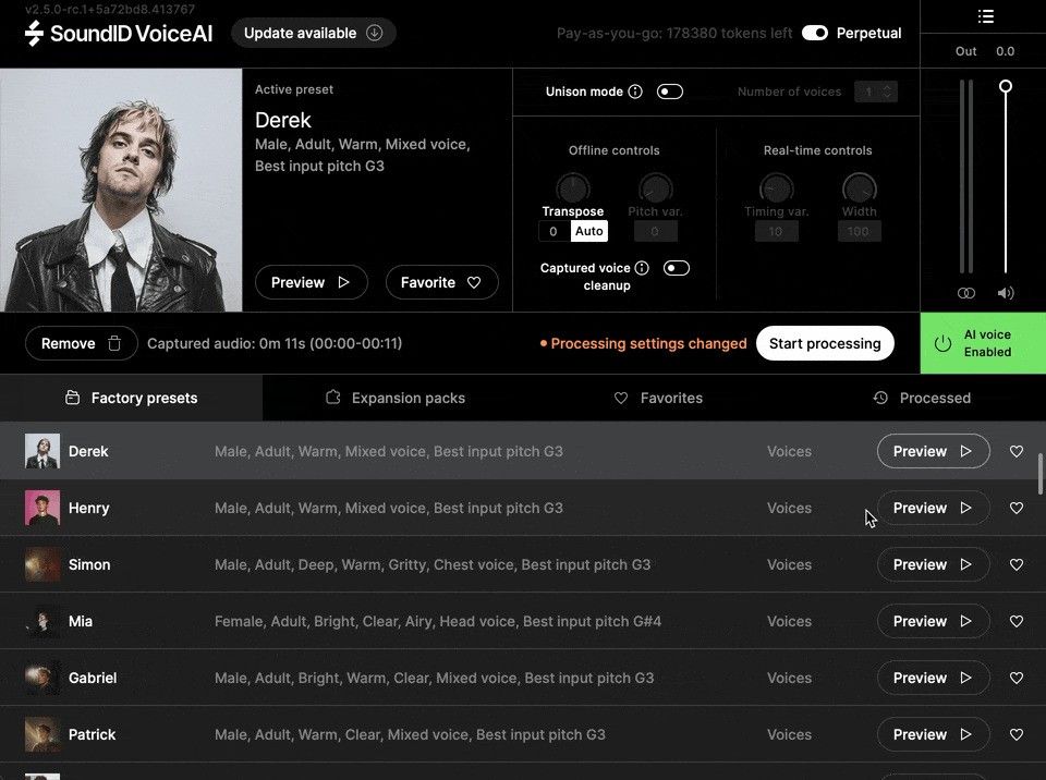 SoundID VoiceAI Pop Voices Expansion Pack - UI 2