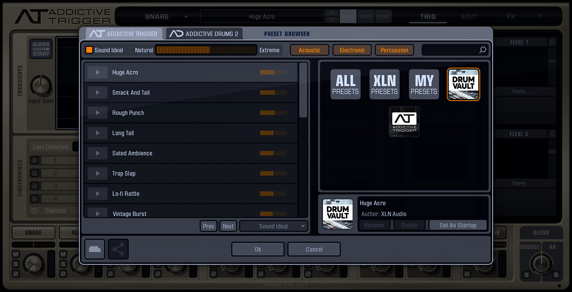 User Interface 4 - Preset Browser