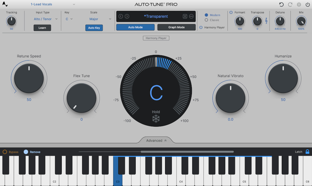 Auto-Tune Pro 11 - Classic Mode (Light)