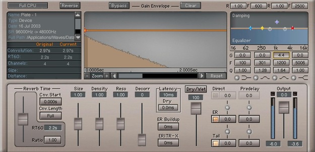 IR1 Convolution Reverb screenshot