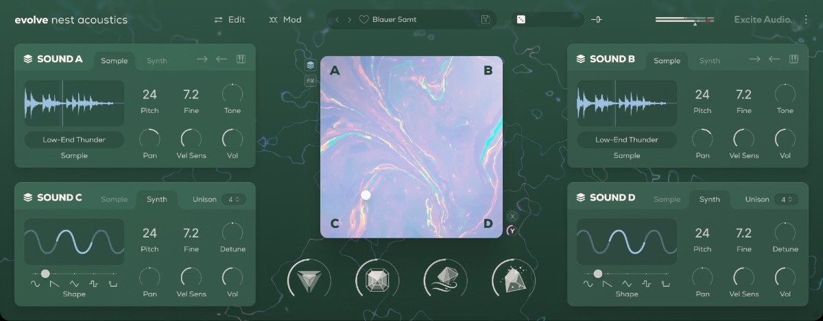 Excite Audio Evolve Nest Acoustics - Main Page