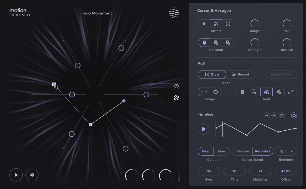 Excite Audio Motion: Dimension - Draw UI