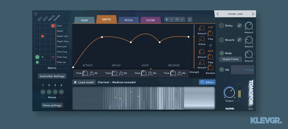 Klevgrand Tomofon - GUI