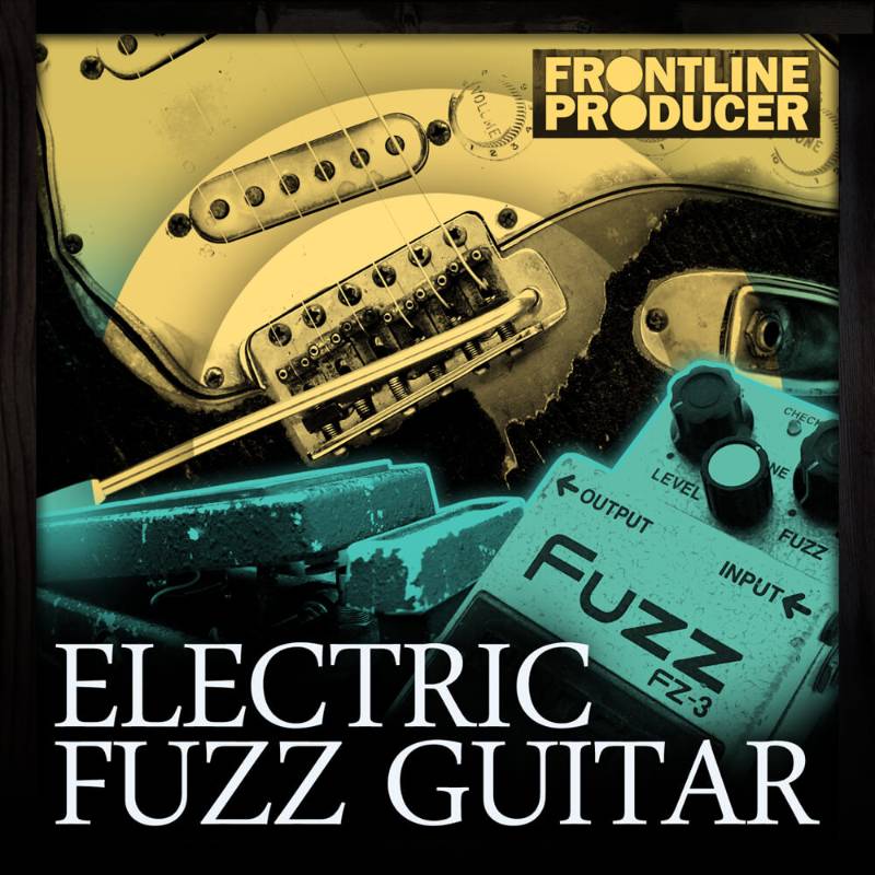 Electric Fuzz Guitar Rectangle Image