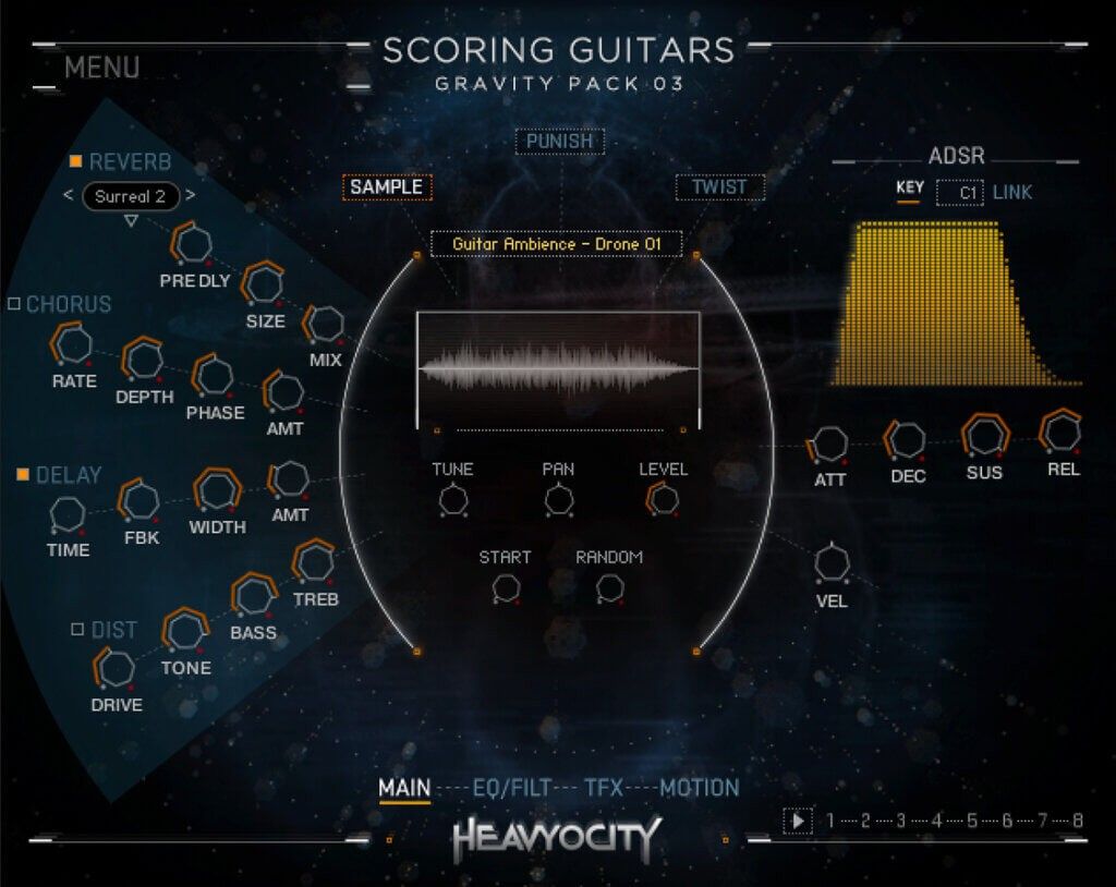 Scoring Guitars: Gravity Pack 03 UI
