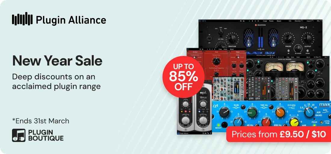 Plugin Alliance & Brainworx New Year Sale