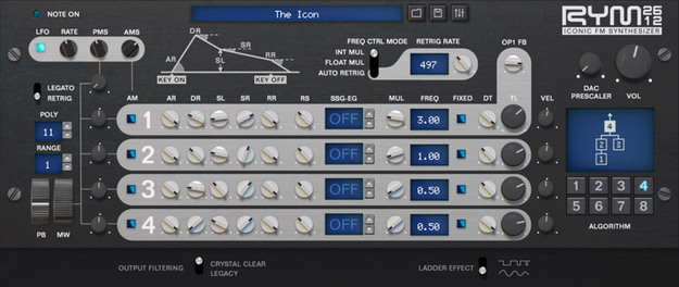 RYM2612 Iconic FM Synthesizer のセールバナー