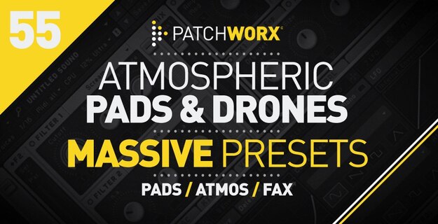 Atmospheric Pads & Drones Massive Presets interface