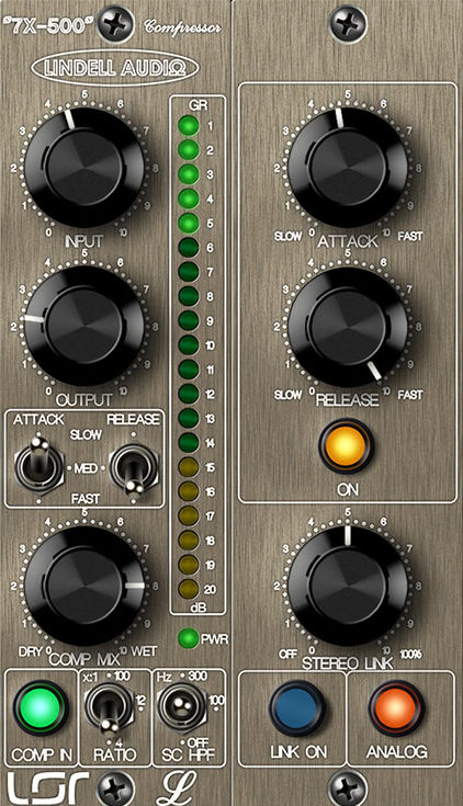 Lindell Audio 7X-500 - GUI