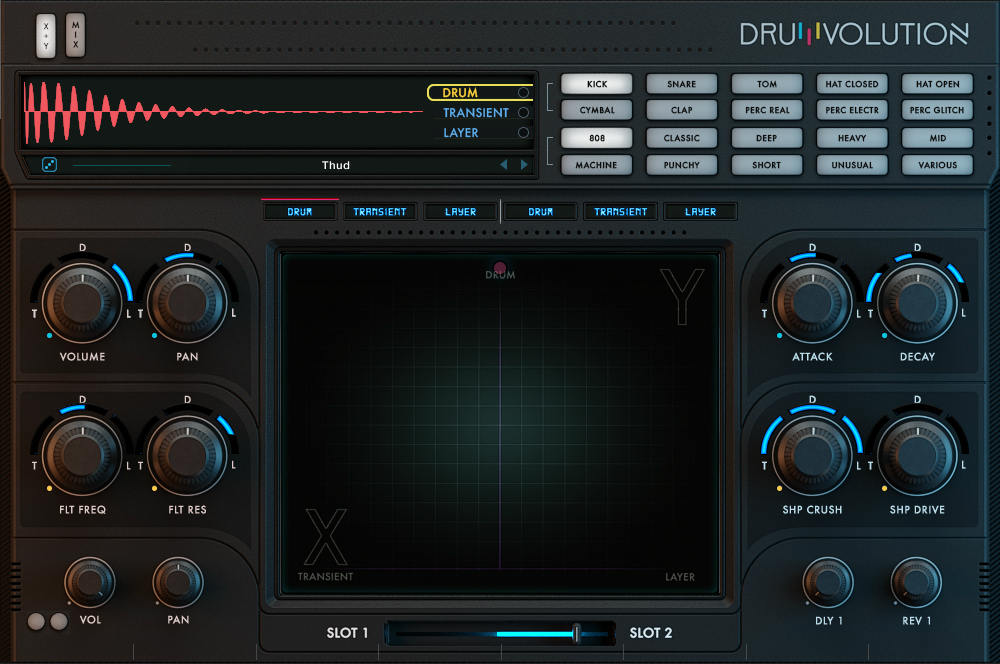 Drumvolution - Module 01 Tab UI