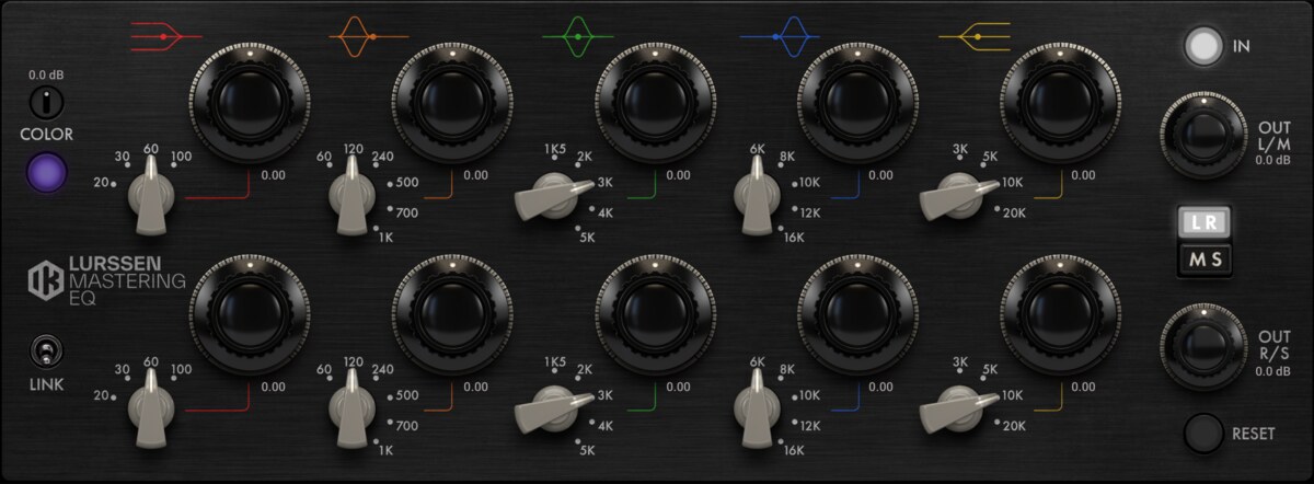 IK Multimedia Lurssen Mastering EQ - UI