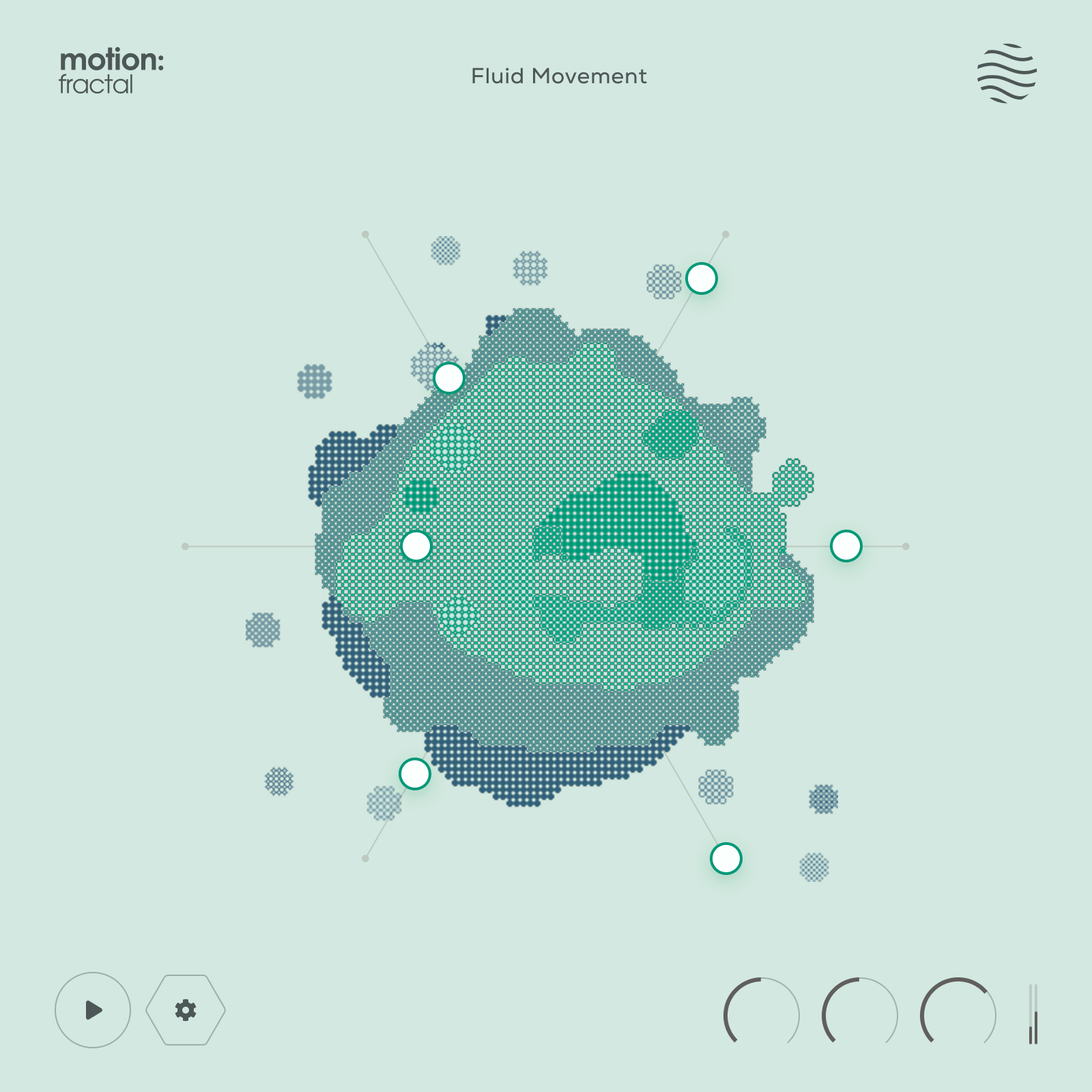 Excite Audio Motion: Fractal Lite - Main UI