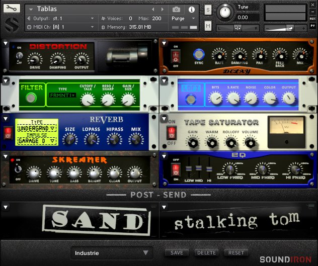 Soundiron Tablas - User Interface (FX)