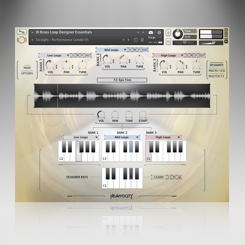 Heavyocity FORZO Essentials - User Interface 3