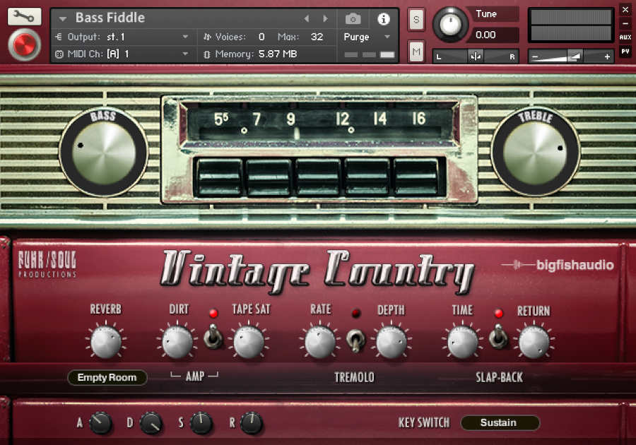 Big Fish Audio Vintage Country - GUI 1