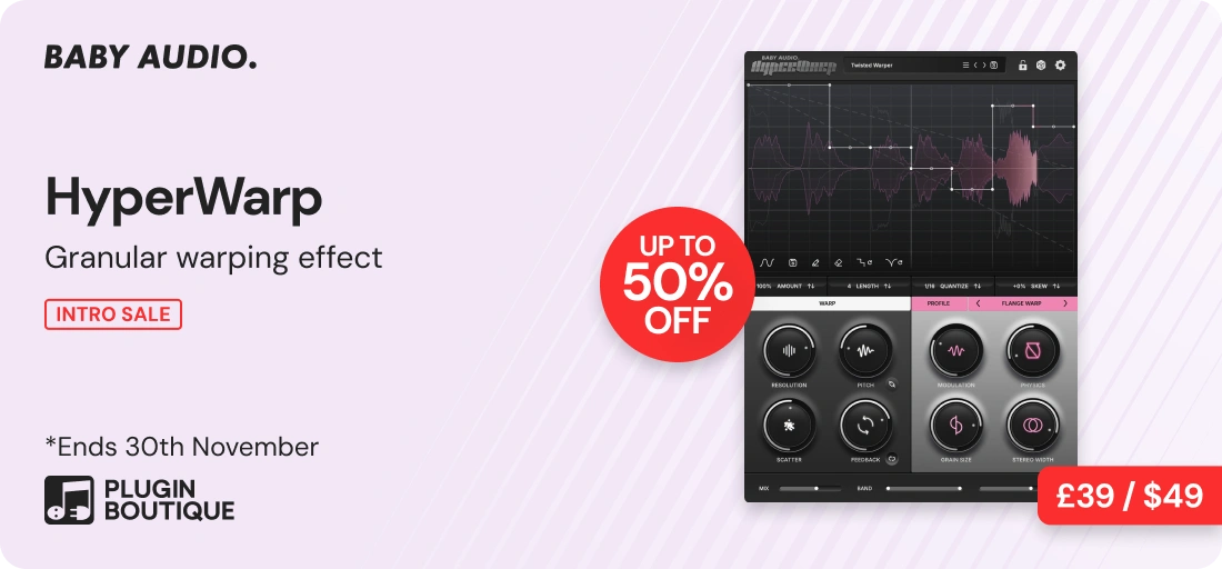 Baby Audio HyperWarp Intro Sale