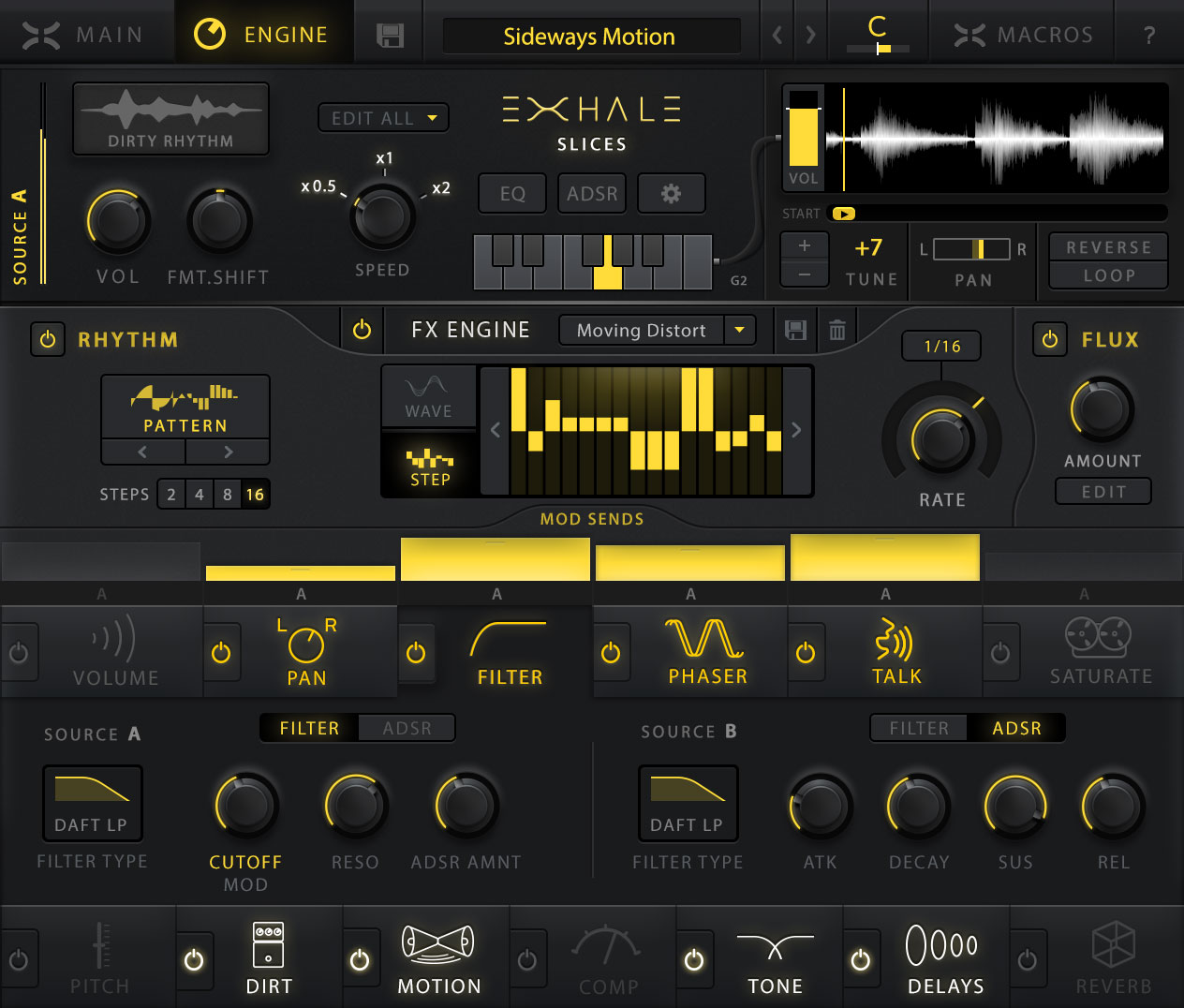 Output EXHALE Engine Slices