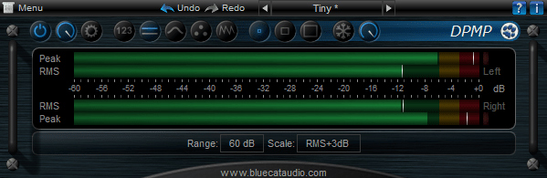 Blue Cat's Digital Peak Meter Pro Meter 