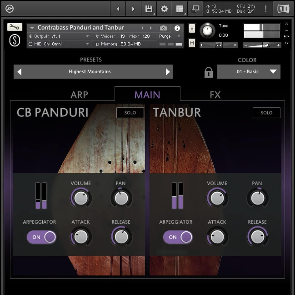 Sonuscore Origins Vol.10: Contrabass Panduri & Tanbur - Main