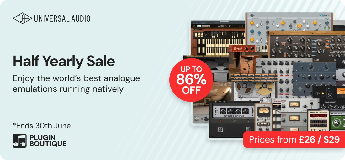 Universal Audio UAD Half Yearly Sale