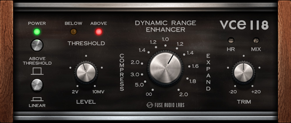 VCE-118 Dynamic Range Enhancer - GUI