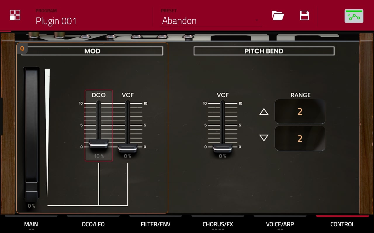 AIR Music Jura - Control