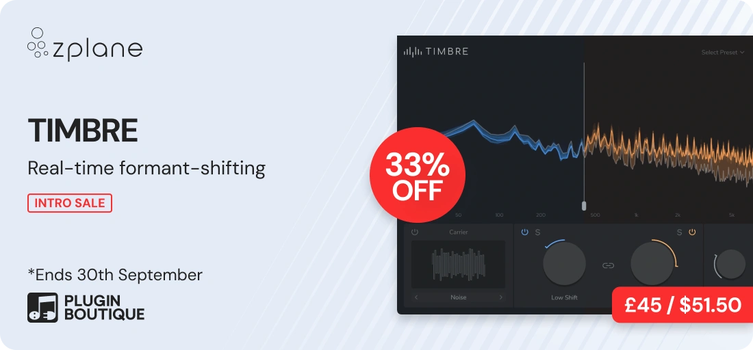 zplane TIMBRE Intro Sale