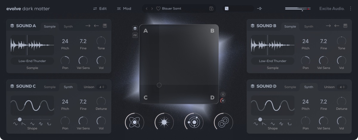 Excite Audio Evolve Dark Matter - Main Page