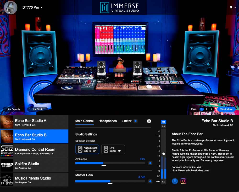 EmbodyVR Immerse Virtual Studio All Access - Main Image