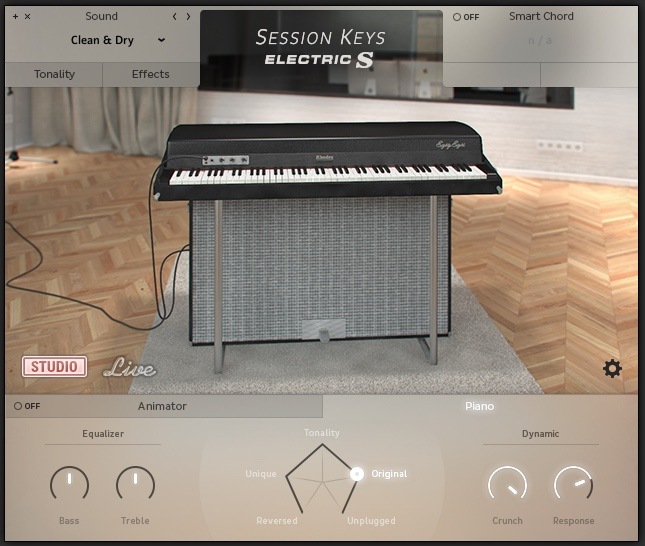 Session Keys Electric S - User Interface Studio