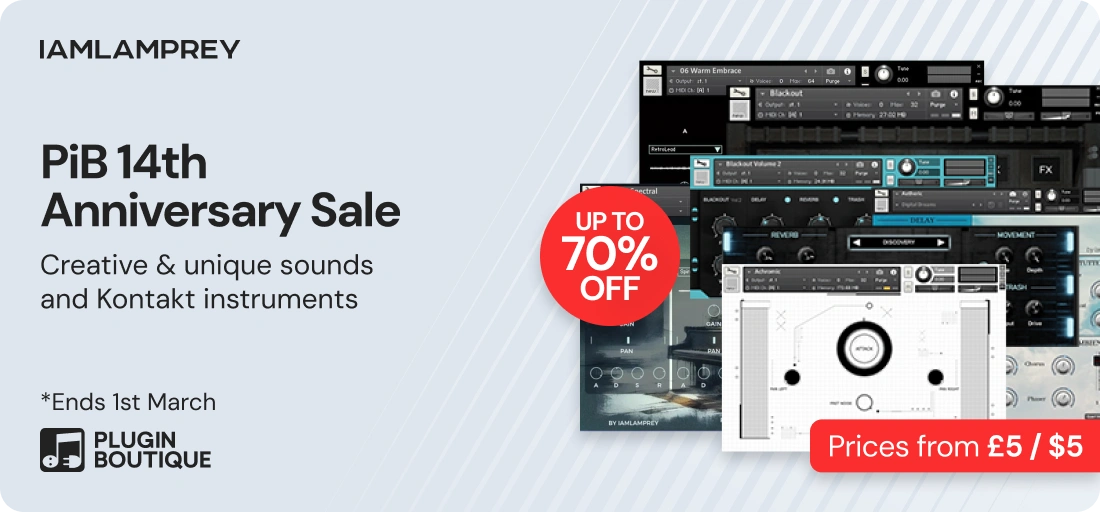 Iamlamprey x Plugin Boutique 14th Anniversary Sale