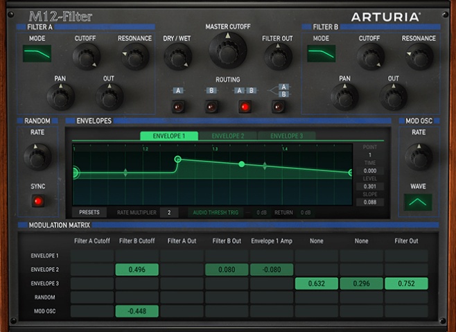 Arturia M12-Filter