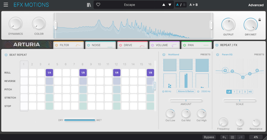 efx Motions - Repeat UI
