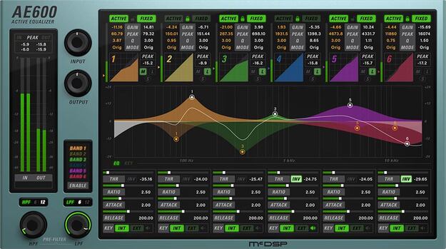 AE600 Active EQ Native v7 Upgrade from v6 interface
