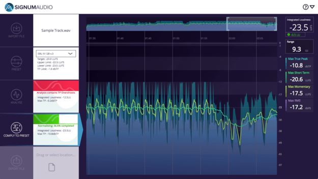 BUTE Loudness Normaliser screenshot