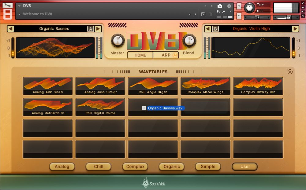 Sound Yeti DV8 - User Waveform View