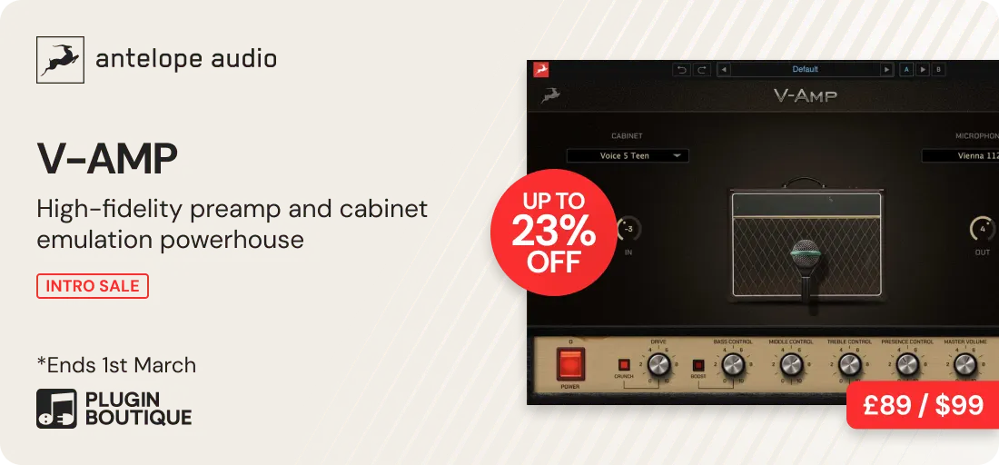 Antelope Audio V-AMP Intro Sale