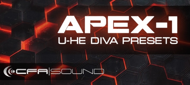 CFA-Sound APEX-1 Diva Presets interface