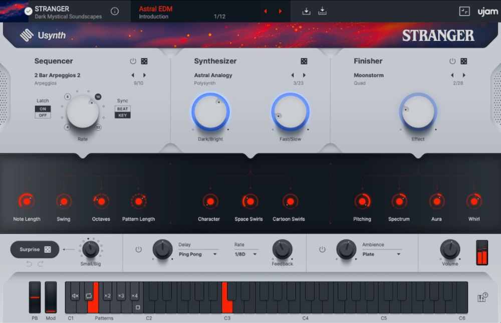 usynth STRANGER- GUI