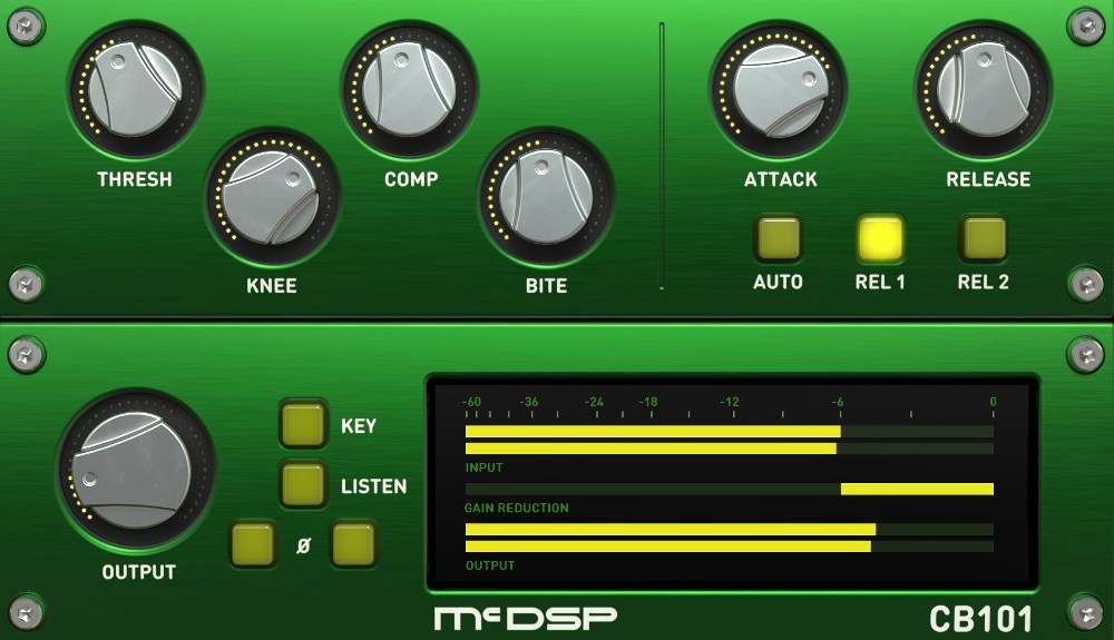McDSP CompressorBank HD v7 - CB-101 - UI Image